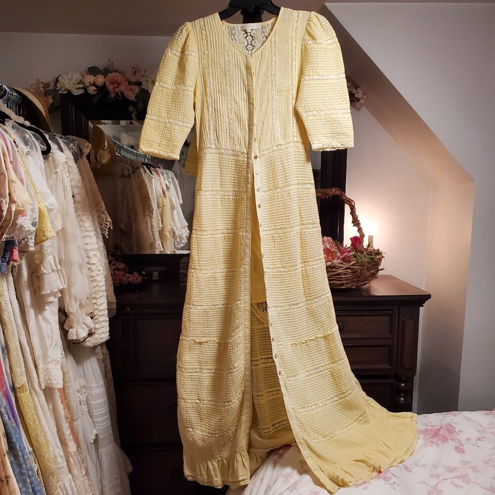 LoveShackFancy Adrian Dress  Yellow Size 0